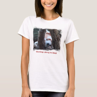 T-shirt Pièce en t de panda rouge