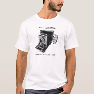 T-SHIRT PIÈCE EN T DE PHOTOGRAPHE DE VIEILLE ÉCOLE