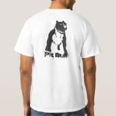 T-shirt Pièce en t de pitbull (Dos)