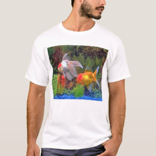 T-shirt Pièce en t de poissons d'or