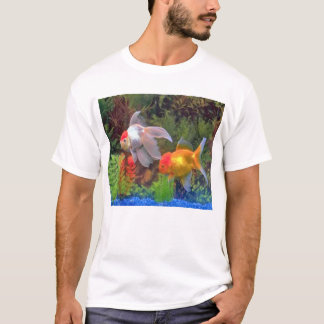 T-shirt Pièce en t de poissons d'or