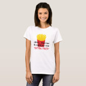 T-shirt Pièce en t de pommes frites (Devant entier)