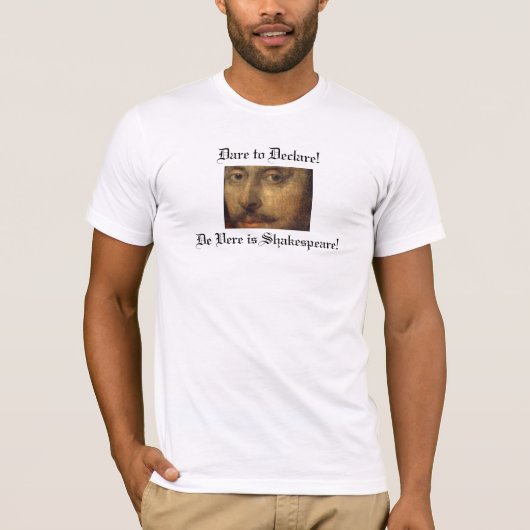 T-shirt Pièce en t de portrait de Shakespeare Chandos (Devant)
