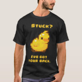 T-shirt Pièce en t de programmation mignonne en caoutchouc (Devant)