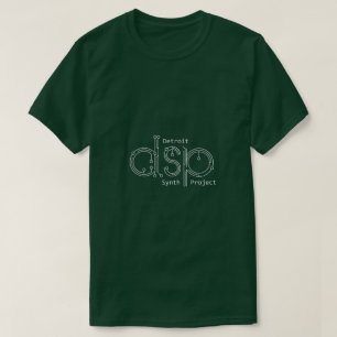 T-shirt Pièce en t de projet de Detroit Synth