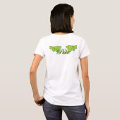 T-shirt Pièce en t de Puka Gurl (vert) (Dos entier)