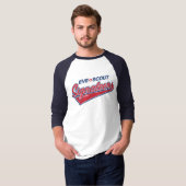 T-shirt Pièce en t de raglan de Signaleers d'Ève-Scout (Devant entier)