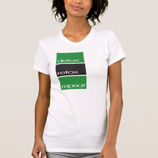 T-shirt pièce en t de répétition de retox de (Devant)