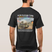 T-shirt Pièce en t de RÉSERVOIR de PATTON M-60 (Dos)