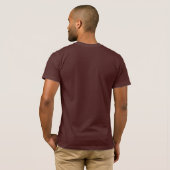 T-shirt Pièce en t de Rex d'arc-en-ciel : Bleu (Dos entier)