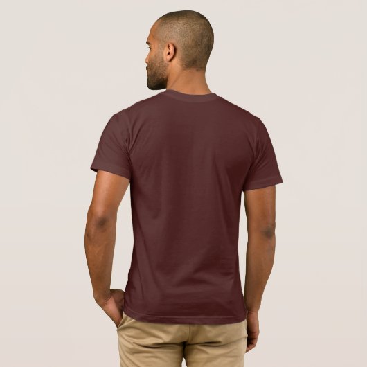 T-shirt Pièce en t de Rex d'arc-en-ciel : Bleu (Dos entier)
