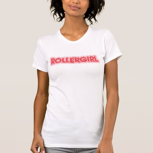 T-shirt Pièce en t de Rollergirl (Devant)