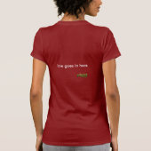 T-shirt Pièce en t de rouge de Phyzz Anahata (Dos)