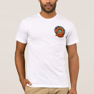 T-shirt Pièce en t de service d'infirmier du feu de