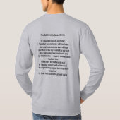 T-shirt Pièce en t de signature (Dos)