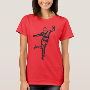 T-shirt Pièce en t de sonnerie de danse de robinet