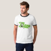 T-shirt pièce en t de sonnerie de paskodunks (Devant entier)