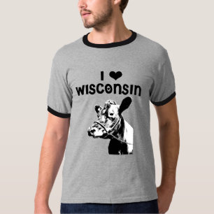 T-shirt Pièce en t de sonnerie du Wisconsin