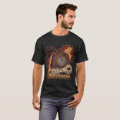 T-shirt Pièce en t de Steampunk d'échec et mat (Devant entier)