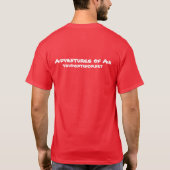 T-shirt Pièce en t de super héros d'Ak (Dos)