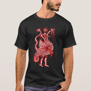 T-shirt Pièce en t de symbole d'alchimie rétro