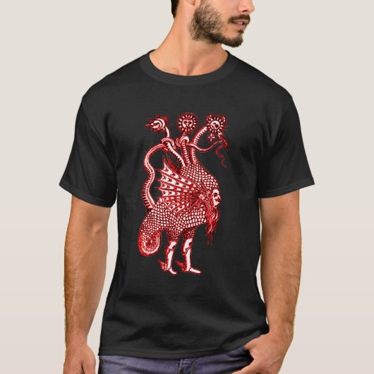 T-shirt Pièce en t de symbole d'alchimie rétro (Devant)