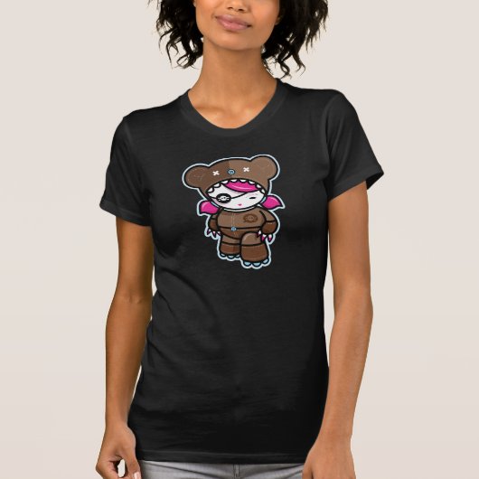 T-shirt pièce en t de tarte de cutie (Devant)