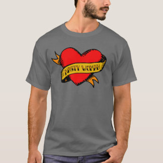 T-shirt Pièce en t de tatouage "de femme méchante" de