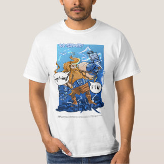T-shirt Pièce en t de Thor de la foudre FTW