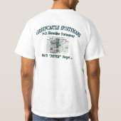 T-shirt Pièce en t de tournoi de Greencastle 9-11 de (Dos)