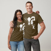 T-shirt Pièce en t de vache (Unisexe)