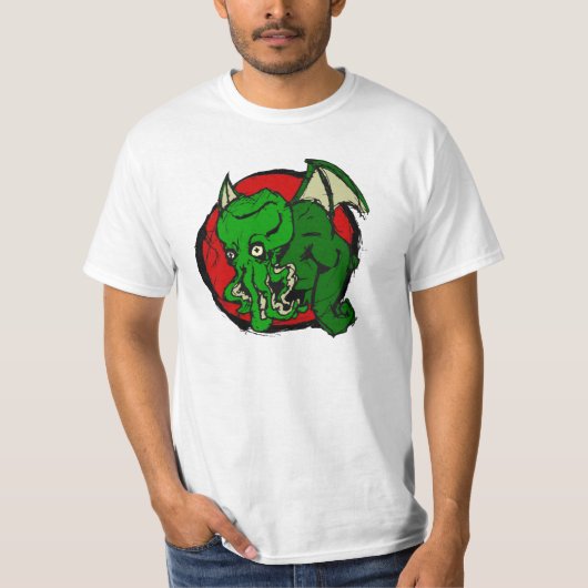 T-shirt Pièce en t de valeur de Cthulu (Devant)