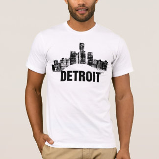 T-shirt Pièce en t de ville de Detroit