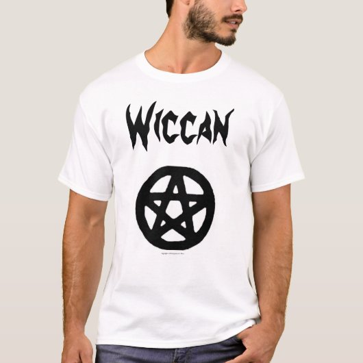 T-shirt Pièce en t de Wiccan (Devant)