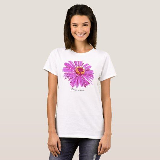 T-shirt Pièce en t de Zinnia (Devant entier)