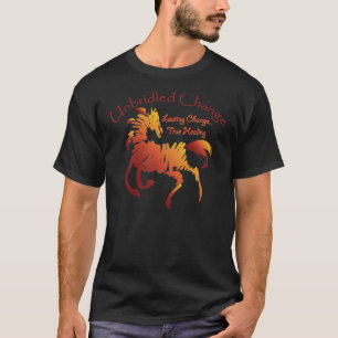 T-shirt Pièce en t déchainée d'obscurité de changement