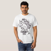 T-shirt Pièce en t d'écureuil (Devant entier)