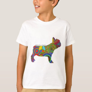 T-shirt Pièce en t d'enfants d'art de bruit d'amour et "d