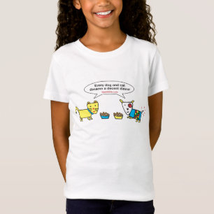 T-Shirt Pièce en t d'enfants de "chaque chien et de chat"