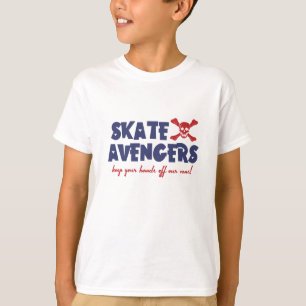 T-shirt PIÈCE EN T d'ENFANTS - vengeurs de patin -