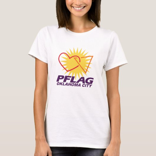 T-shirt Pièce en t d'équipage de PFLAG OKC (Devant)