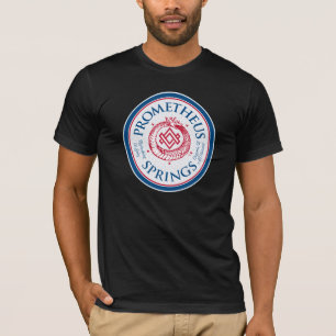 T-shirt Pièce en t d'étiquette de ressorts de PROMETHEUS