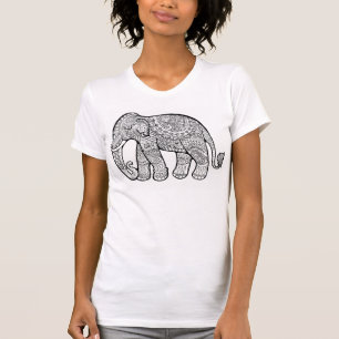 T-shirt Pièce en t détruite par doux "d'ÉLÉPHANT de BA