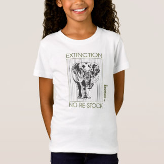T-Shirt pièce en t d'EXTINCTION d'éléphant
