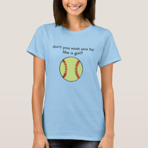 T-shirt Pièce en t d'humour du base-ball