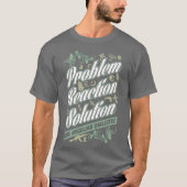 T-shirt Pièce en t dialectale hégélienne de solution de (Devant)