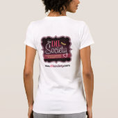 T-shirt Pièce en t DILUÉE de logo de société (Dos)