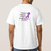 T-shirt Pièce en t d'insuffisance de álpha-1-antitrypsine (Dos)