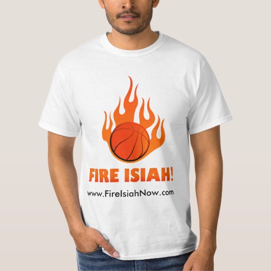 T-shirt Pièce en t d'Isiah Flamin du feu (Devant)