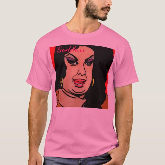 T-shirt Pièce en t (divine) de déesse (Devant)
